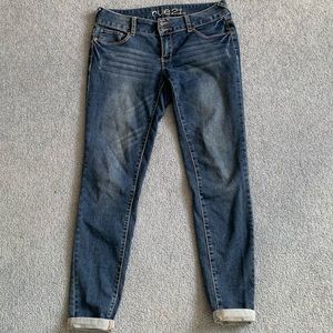 Comfy Faded Jeans